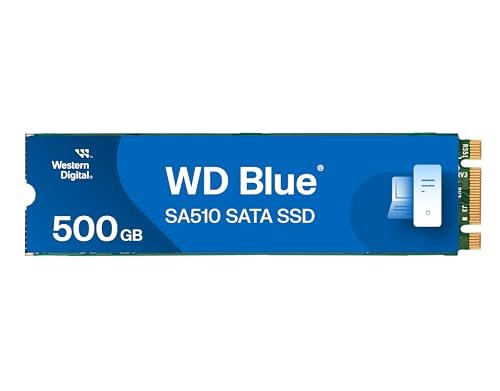 WD Blue SA510 500 Go, SATA SSD, jusqu'à 560 Mo/s, Comprend Acronis True Image for Western Digital, Clonage de dique et migration, sauvegarde souple et récupération, protection anti-rançongiciels