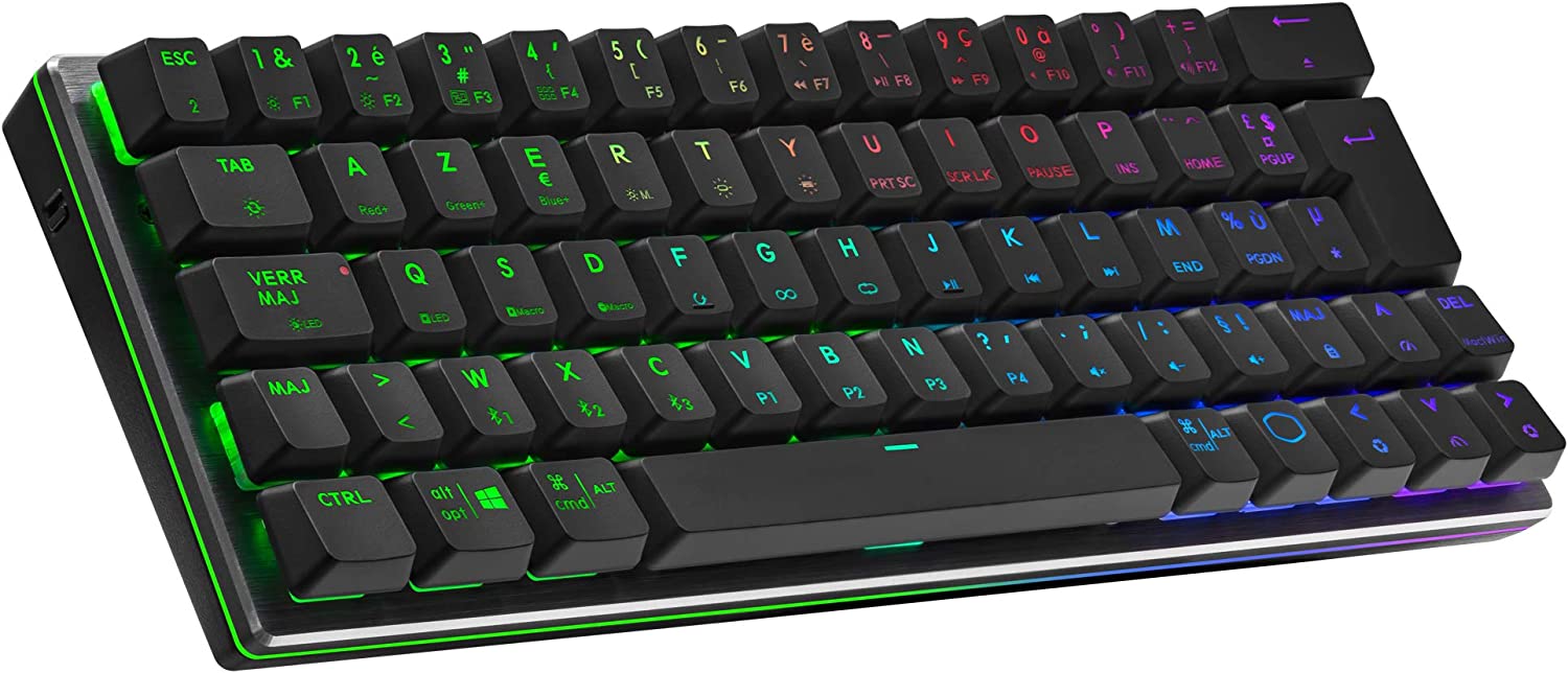 Clavier gaming sans fil Cooler Master SK622 - 60%, RGB