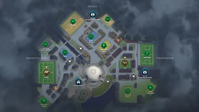 EA Sports FC 27 The Grounds : carte du monde