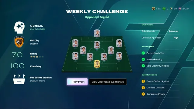EA Sports FC 27 Ultimate Team : événements Live solo