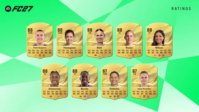 EA Sports FC 27 : notes féminines 87 et 88