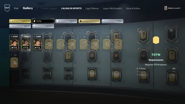 EA Sports FC 27 Ultimate Team : tags de l'Album FUT