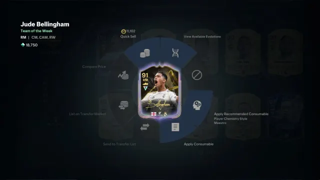 EA Sports FC 27 Ultimate Team : élément holographique