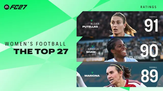 EA Sports FC 27 : Top 27 des joueuses