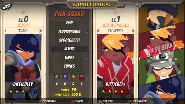 Full Metal Furies – affrontement en équipe dans un niveau 2D