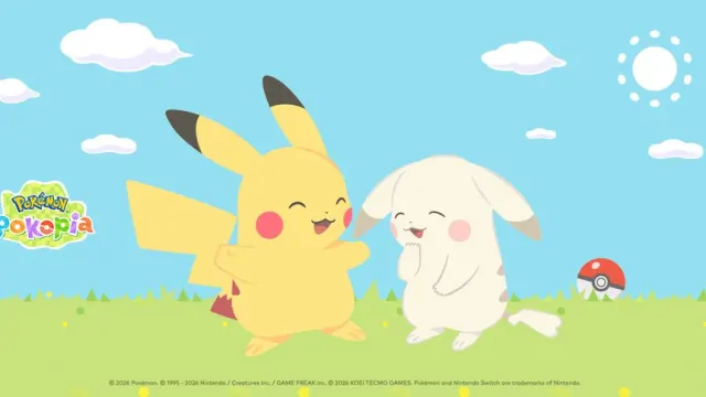 Pokémon Pokopia – wallpaper Nintendo Pikachu et Pikapâle