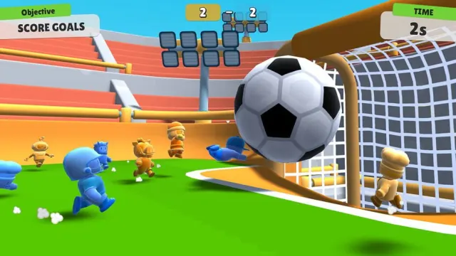 Stumble Guys – mini-jeu de football en équipe