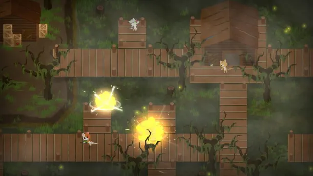 Super Animal Royale – combat et récupération de loot