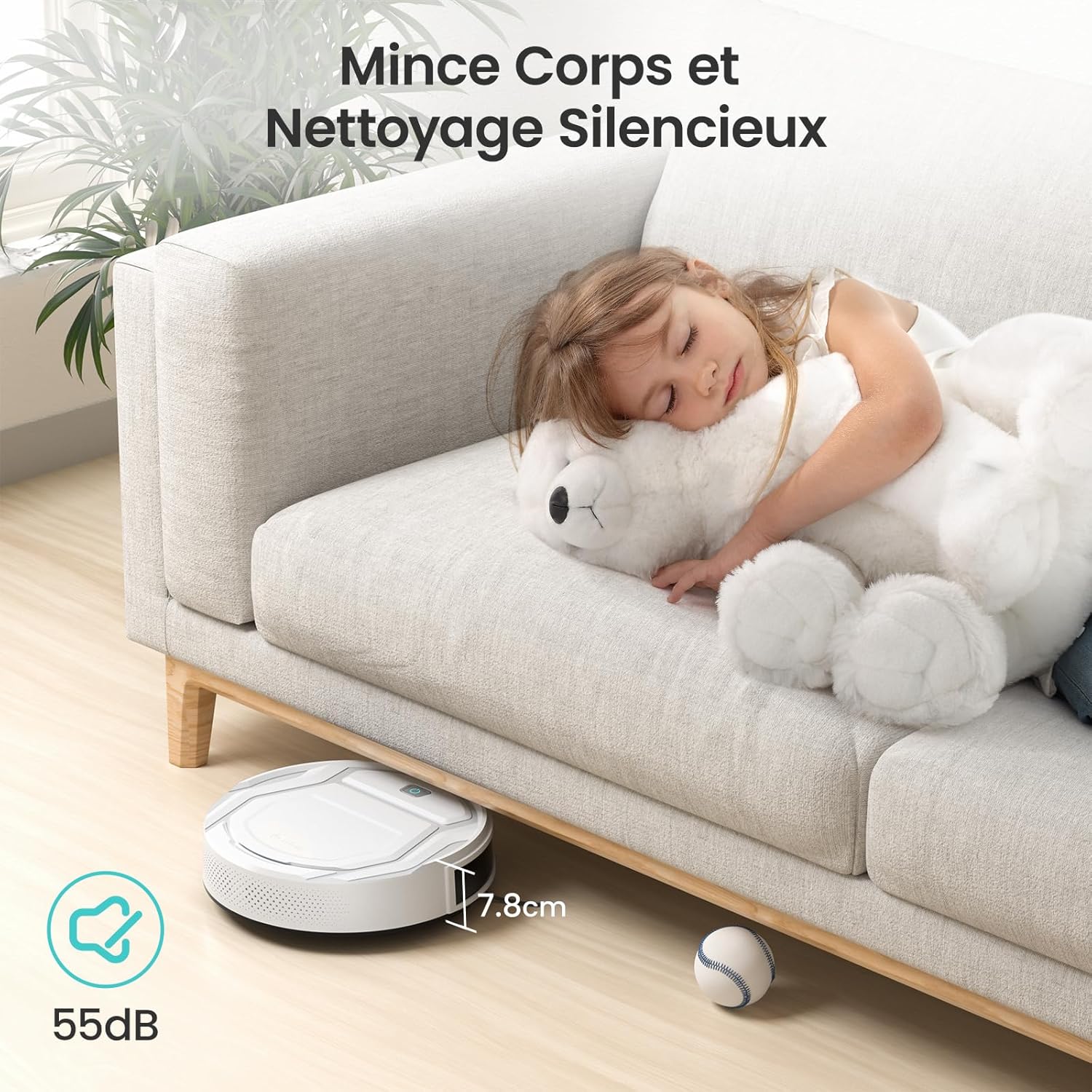 Lefant Aspirateur Robot, Robot Aspirateur Autonomie