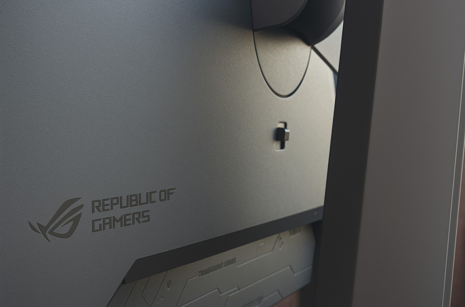 écran gamer OLED ASUS ROG Swift OLED PG27AQDM arrière