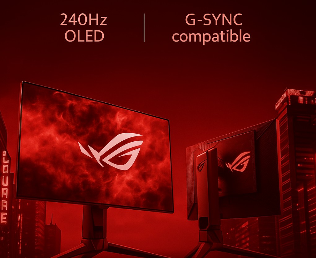 écran gamer OLED ASUS ROG Swift OLED PG27AQDM 240HZ OLED