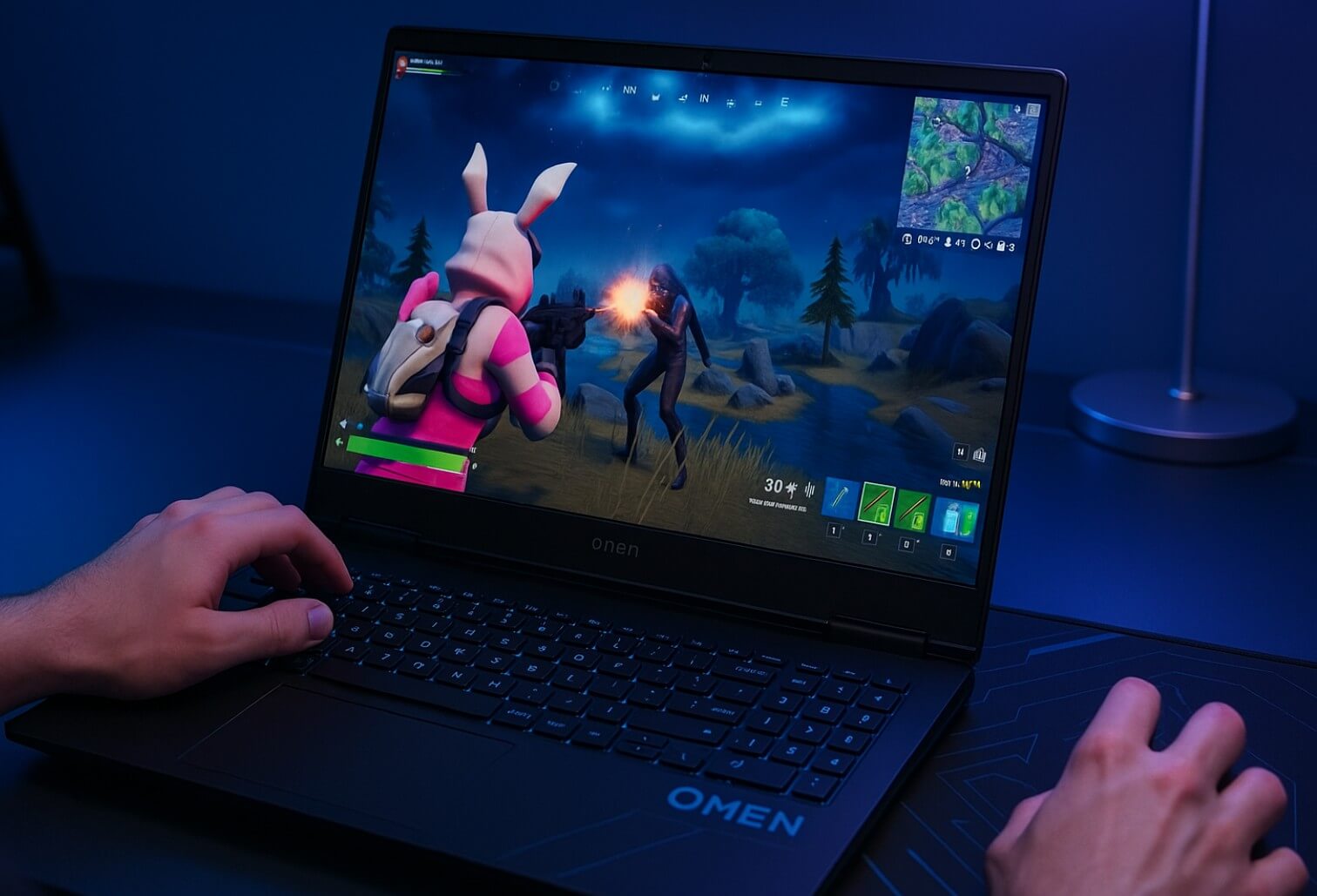 Test du PC portable gamer HP OMEN 17 A2MX5EA avec RTX 4070 en jeu