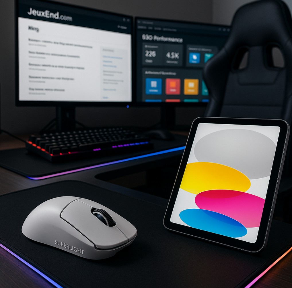 Logitech G PRO X SUPERLIGHT photo 1 sur un bureau