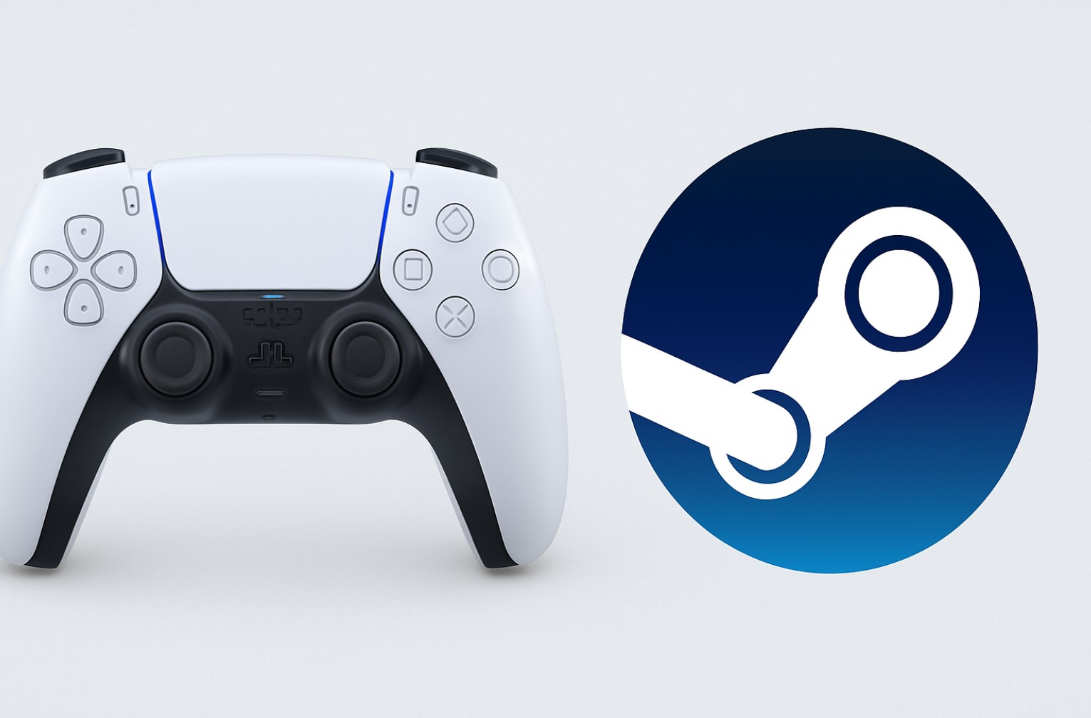 Manette PS5 et steam