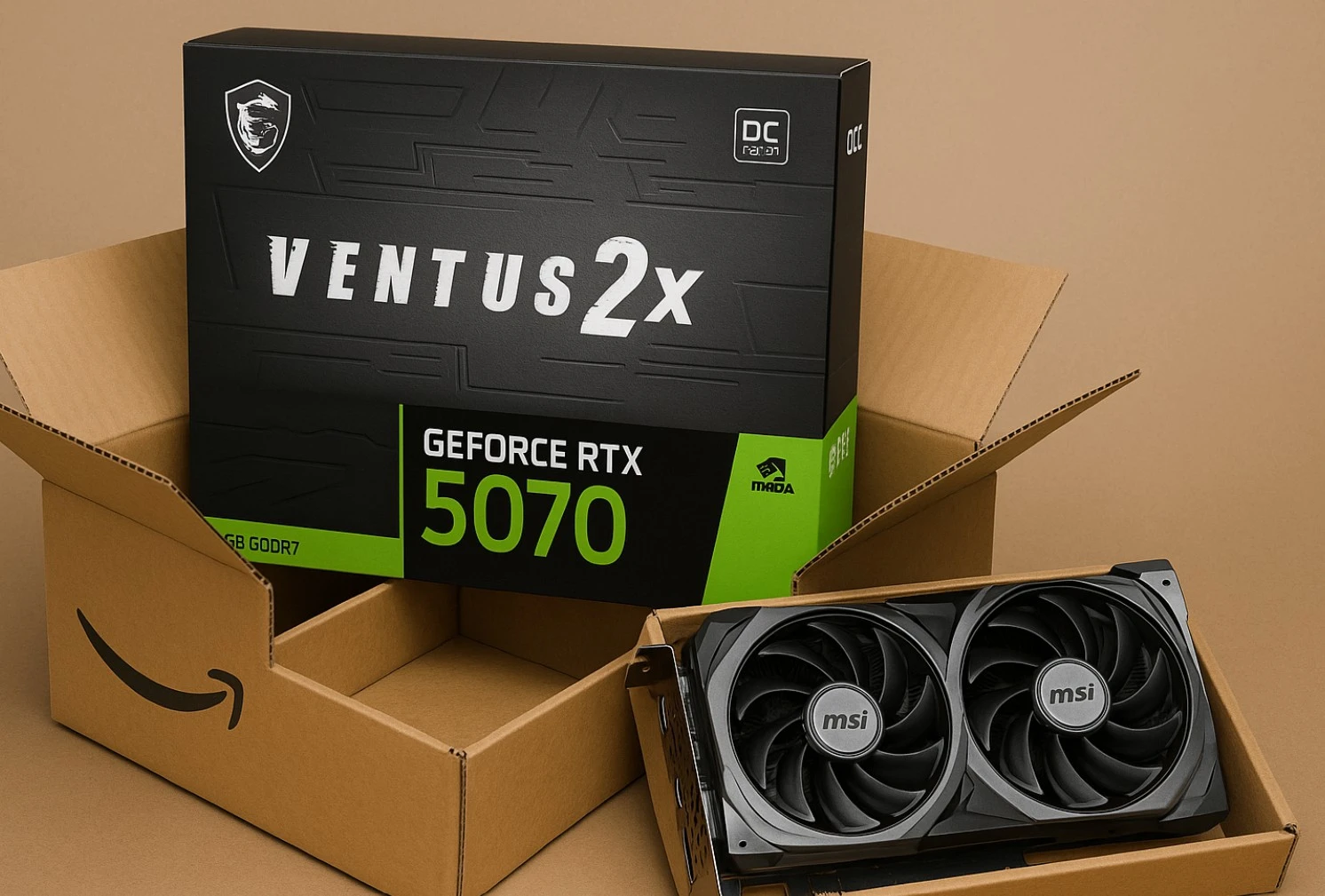 Unboxing de la RTX 5070 Ventus 2X : performance et sobriété au rendez-vous