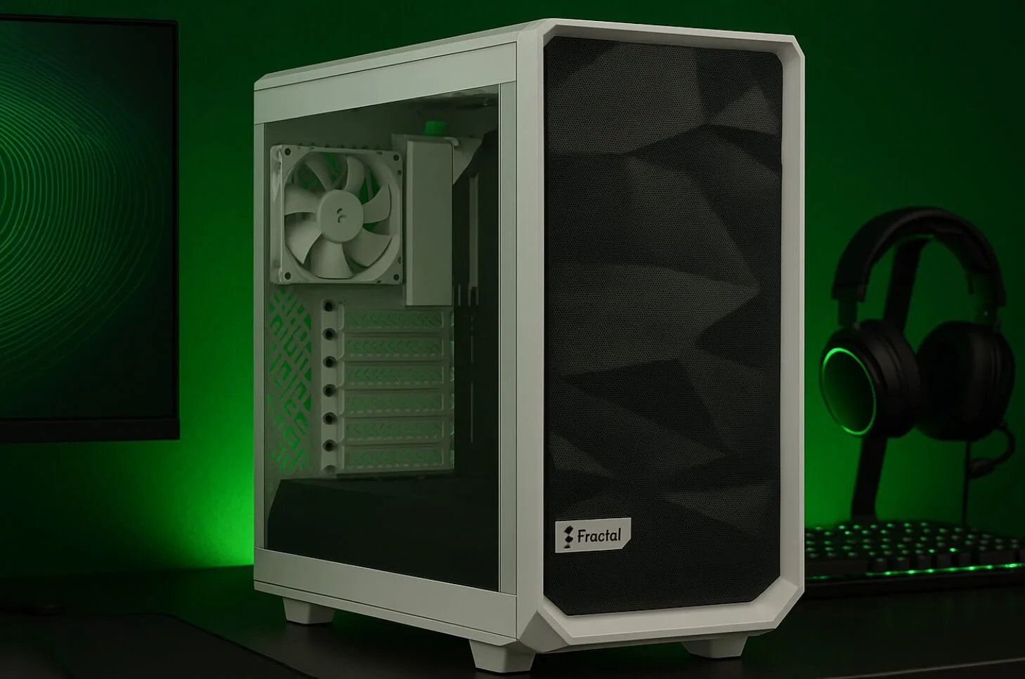 Lian-Li Lancool 216 cristal noir chambre gaming