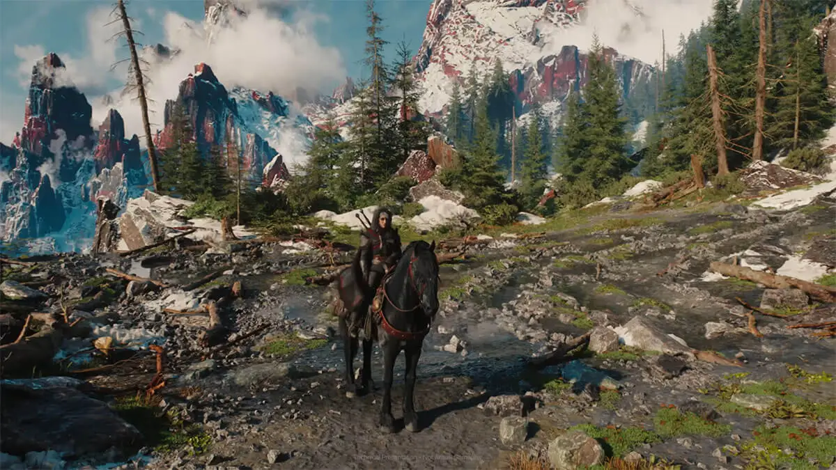 The Witcher 4 à cheval