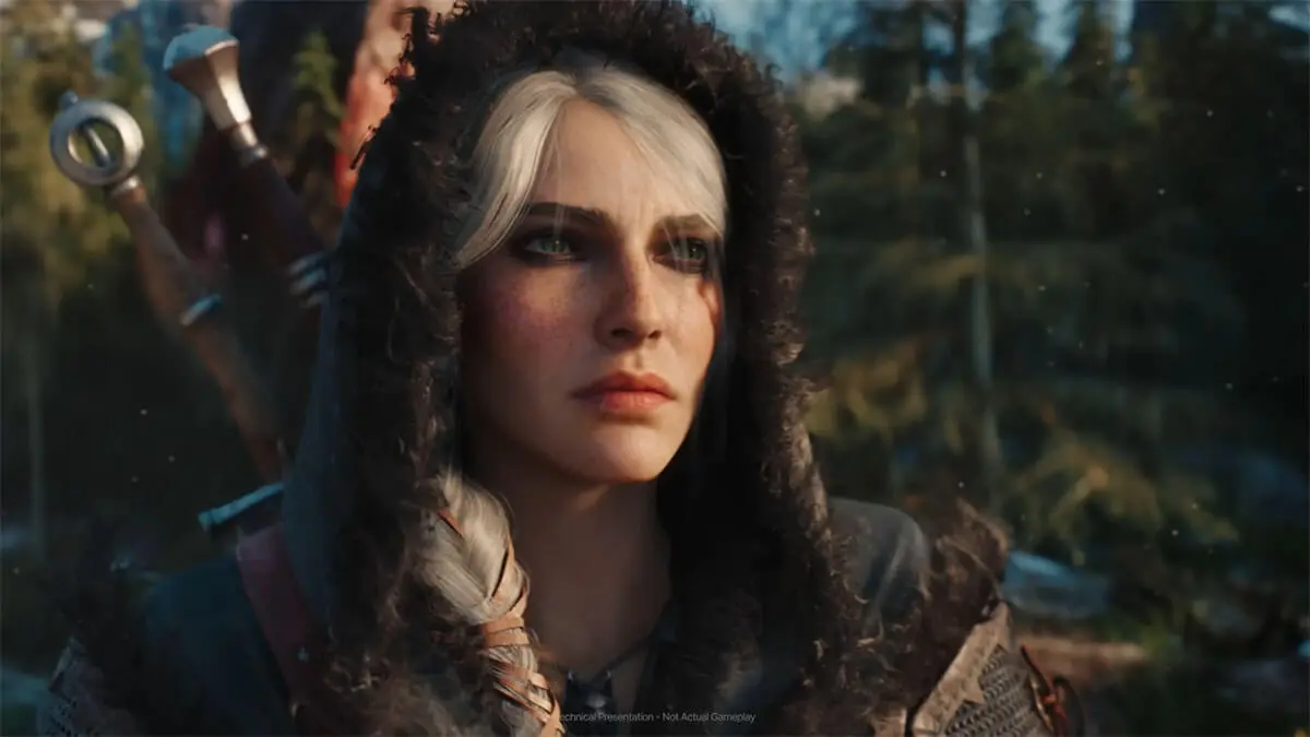 The Witcher 4 image de fin démo vidéo