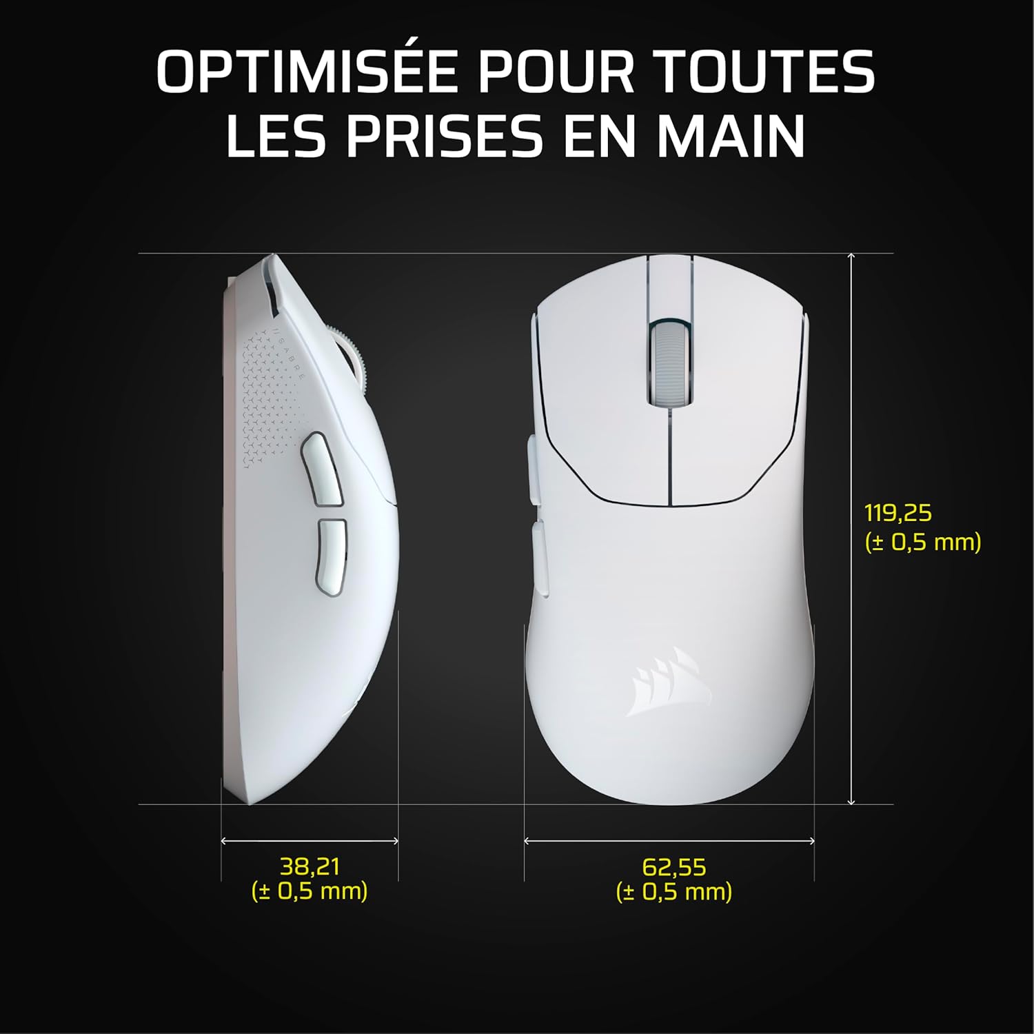 CORSAIR SABRE v2 PRO Ultralégère Sans Fil Souris gaming