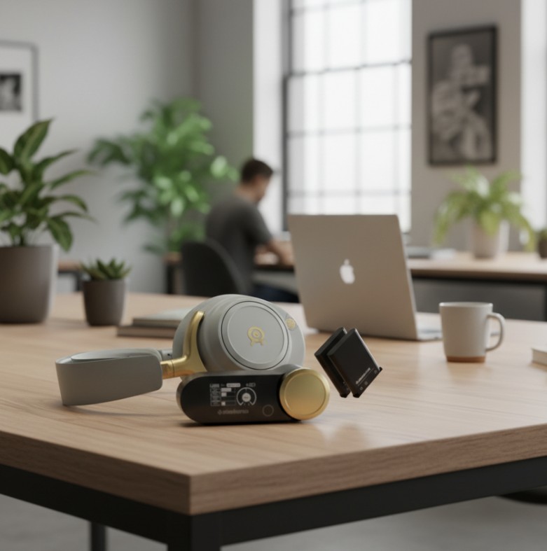 Arctis Nova Elite - Sage Gold gamer