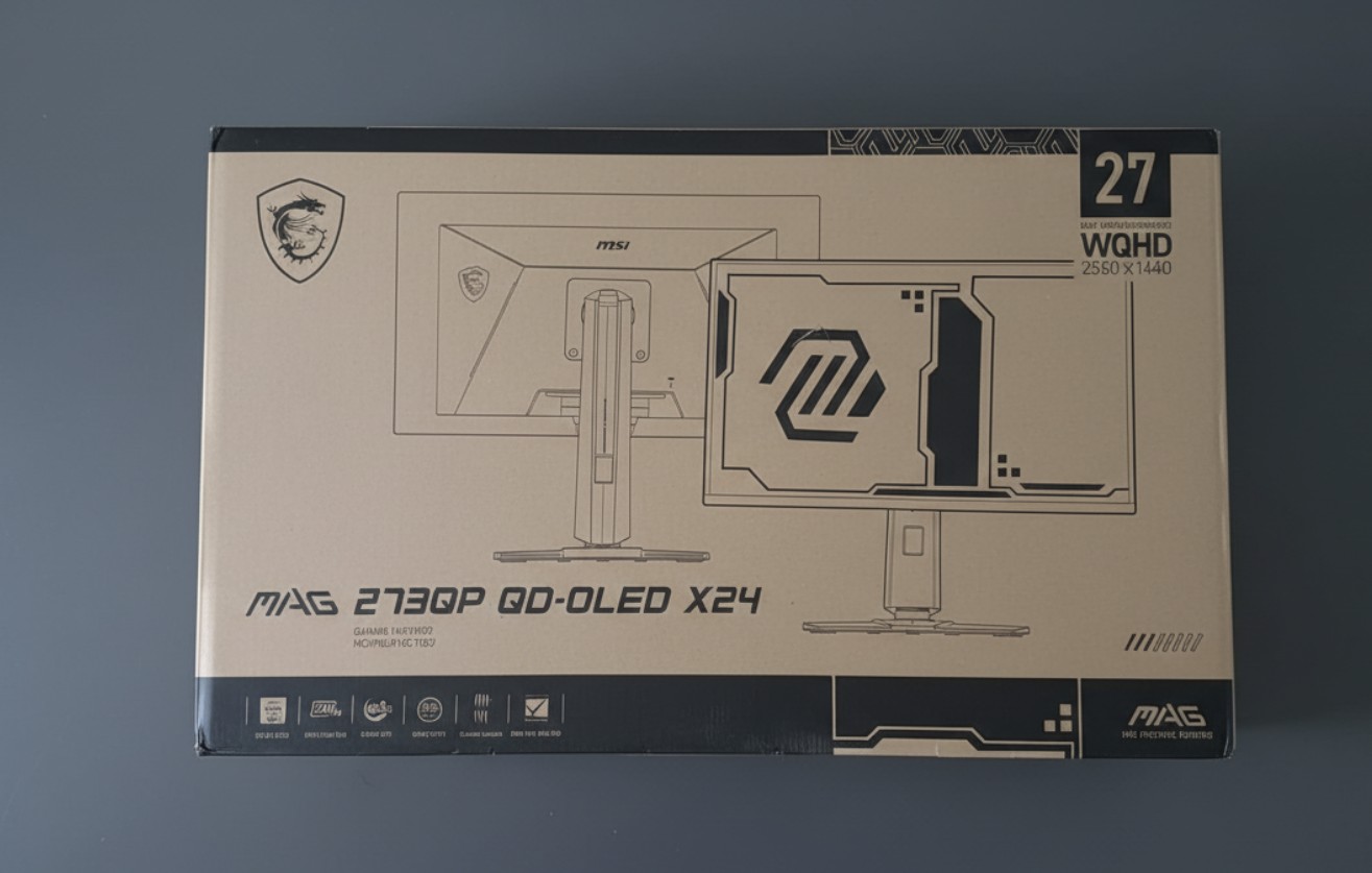 Déballage de écran MSI MAG 273QP QD-OLED X24