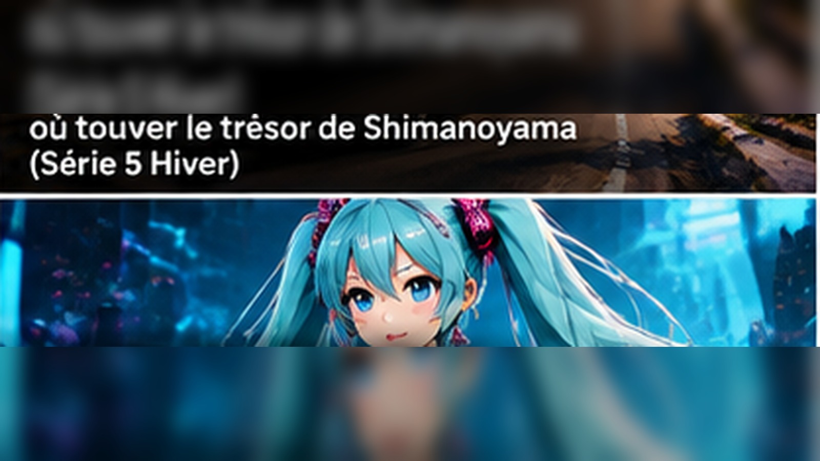 Personnage virtuel stylisé devant un environnement numérique futuriste