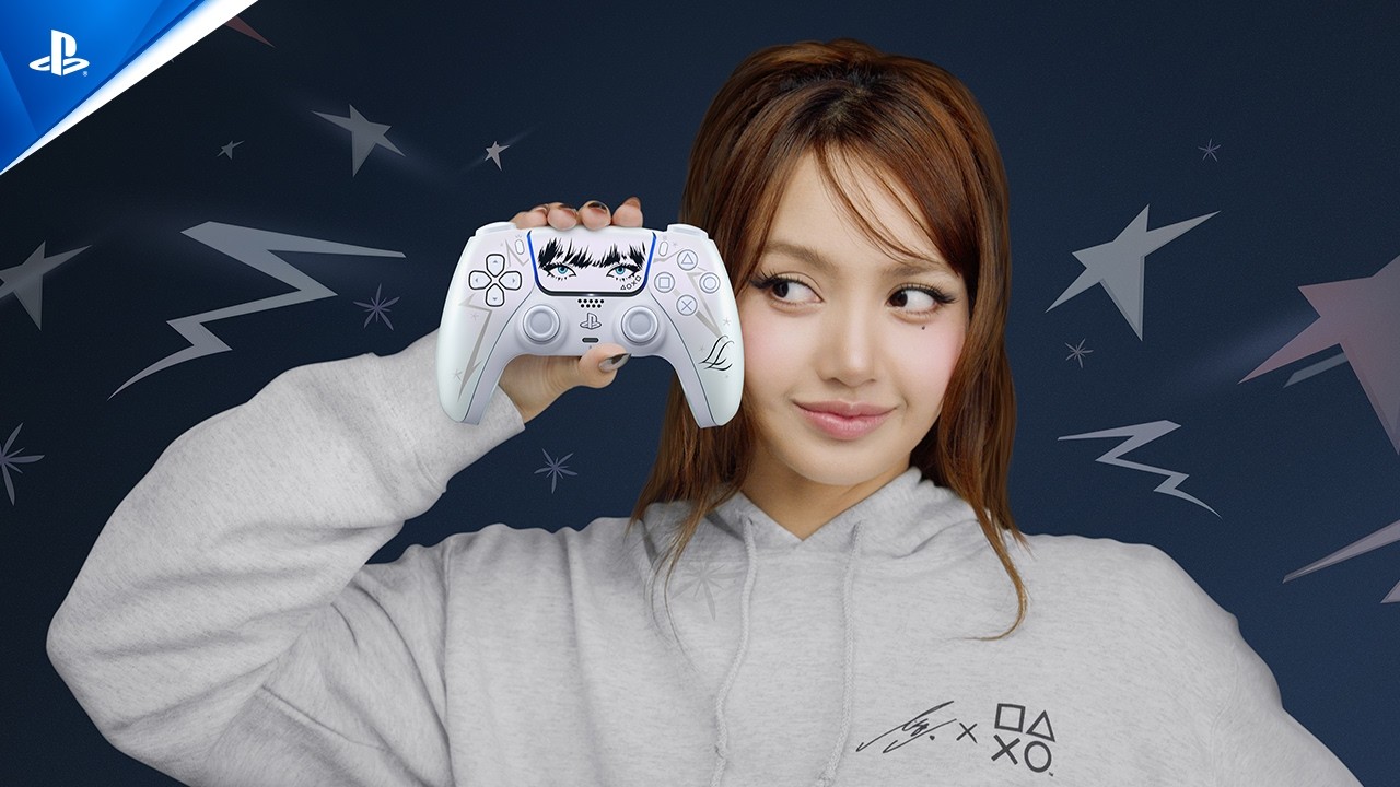 LISA avec la manette DualSense édition limitée PlayStation