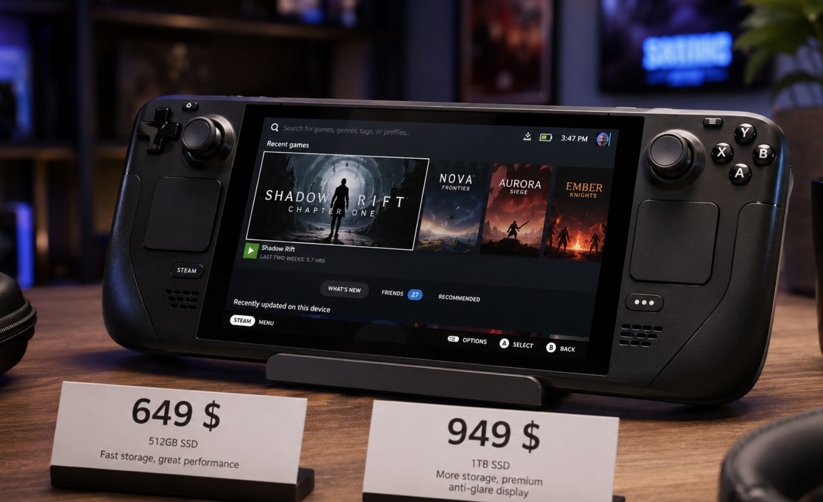 Pourquoi Valve augmente le prix du Steam Deck OLED ?