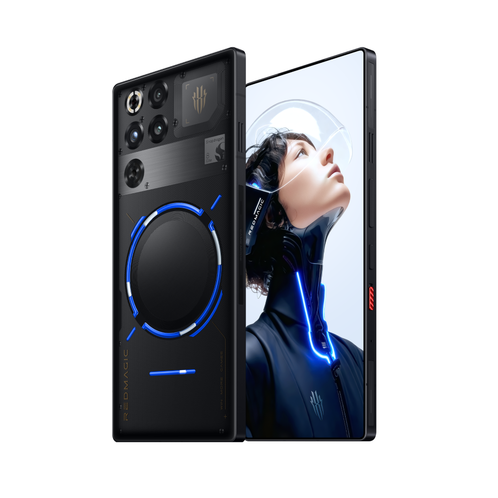 REDMAGIC 11 Pro Nightfreeze noir transparent, photographie produit de presse différente de la couverture