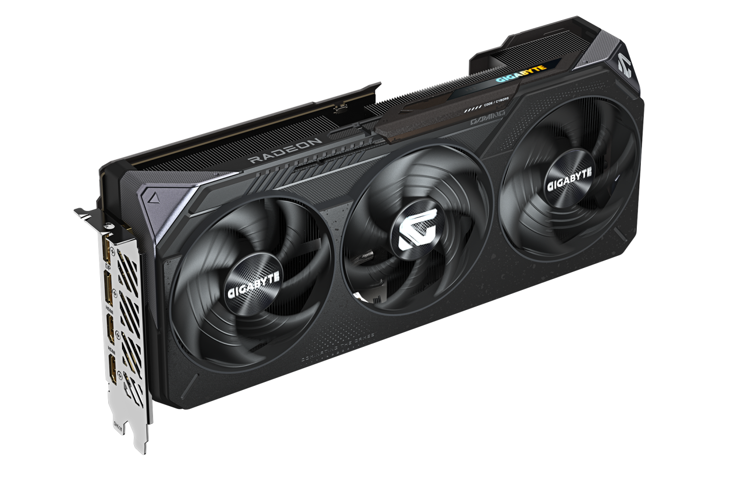 Gigabyte Radeon RX 9070 XT Gaming OC 16 Go, carte graphique AMD à trois ventilateurs