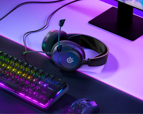 SteelSeries Arctis Nova 1 noir filaire - photo officielle constructeur